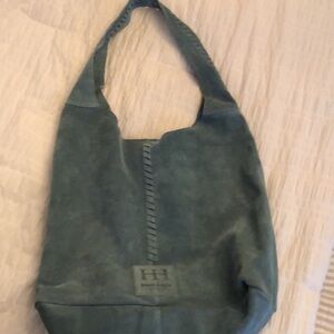 Haute Hippie suede shoulder bag